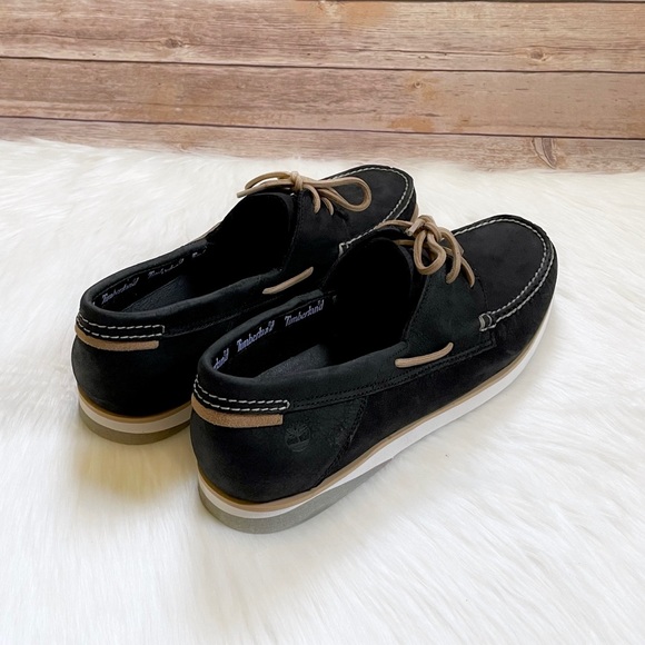 Timberland Men’s Atlantis Break Black Boat Shoes - Picture 5 of 7